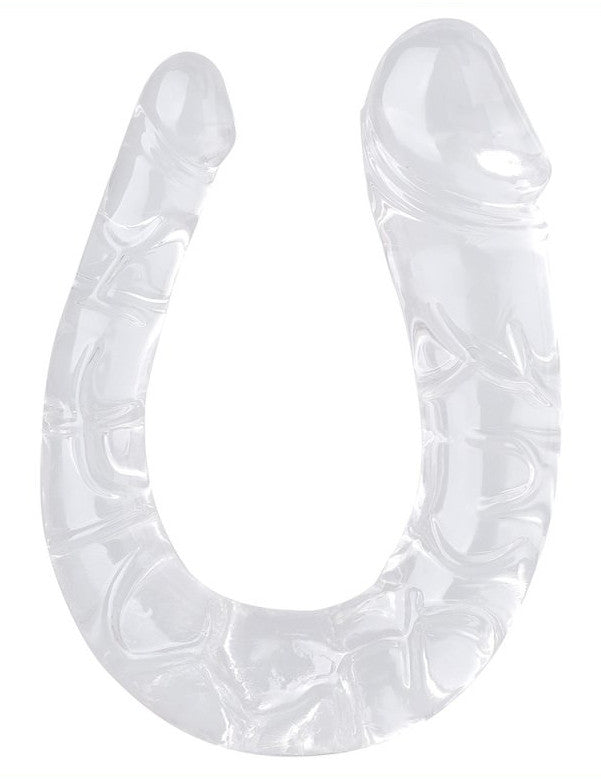 Transparent Double Dildo - 15 X 4 Cm Made Of Premium Jelly Material