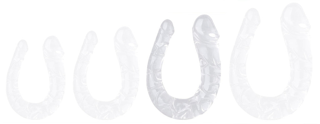 Transparent Double Dildo – Jelly L 17 X 4.5 Cm