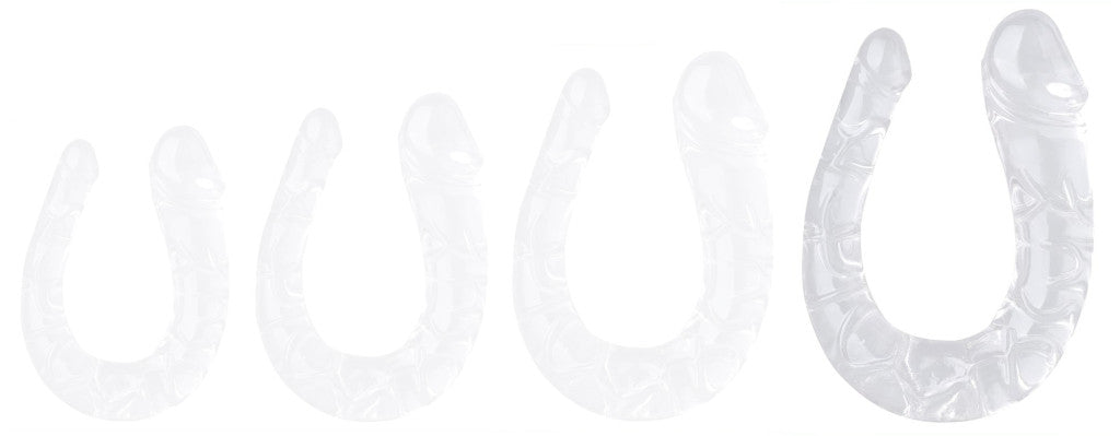 Transparent Xl Double Dildo – 19 X 5 Cm Sensual Experience