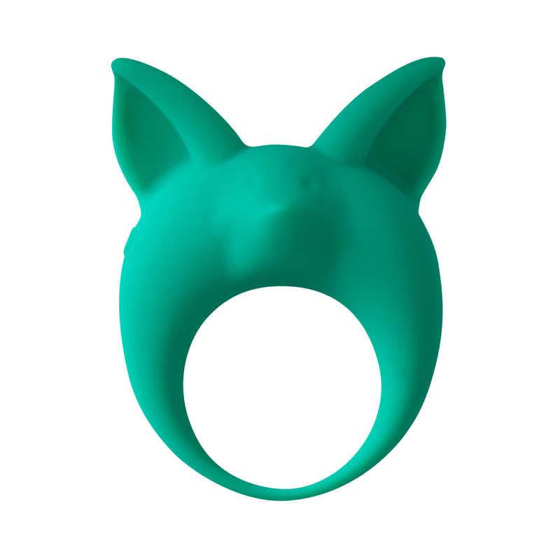 Mimi Penis Ring Vibrating 1 Mode 7.8 Cm Green Silicone