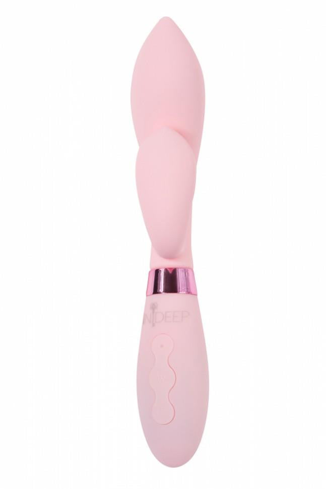 Indeep Vibrator Usb-charged 10 Vibration Modes G-spot Stimulator 21.5 Cm Pink