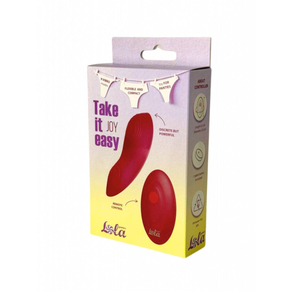 Take It Easy Vibrator Remote Control 9 Modes Waterproof 8 Cm
