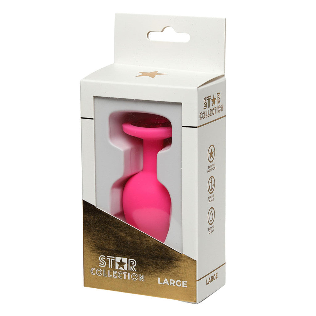 Star Collection Anal Plug Stylish Comfortable L Pink