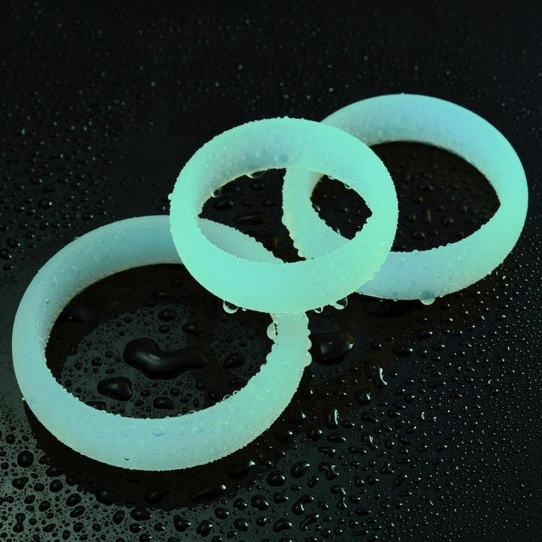Lumiring – 3-piece Luminous Penis Ring Set