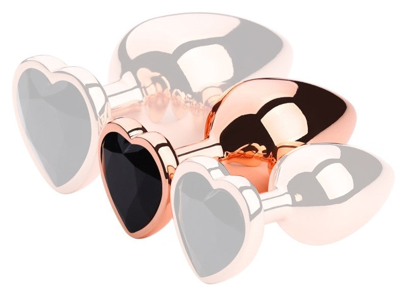 Bijou – Premium Gold Heart Anal Plug Size M