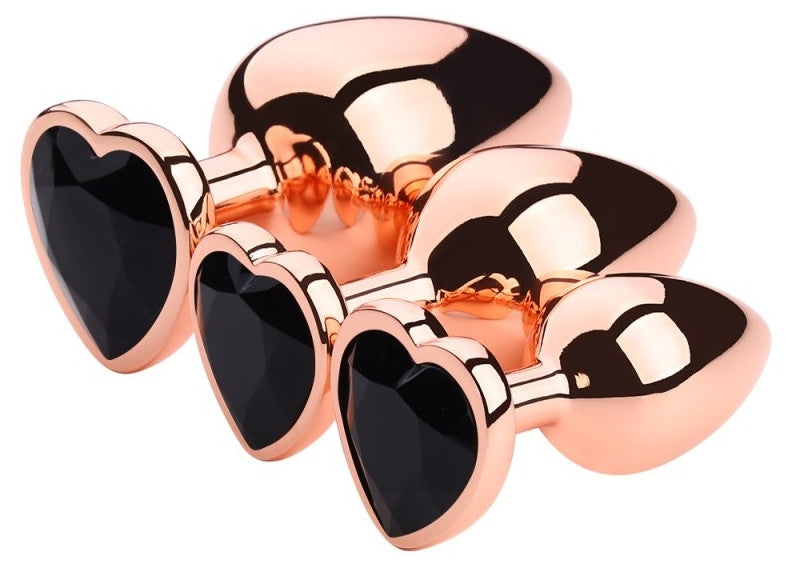 Bijou – Premium Gold Heart Anal Plug Size M