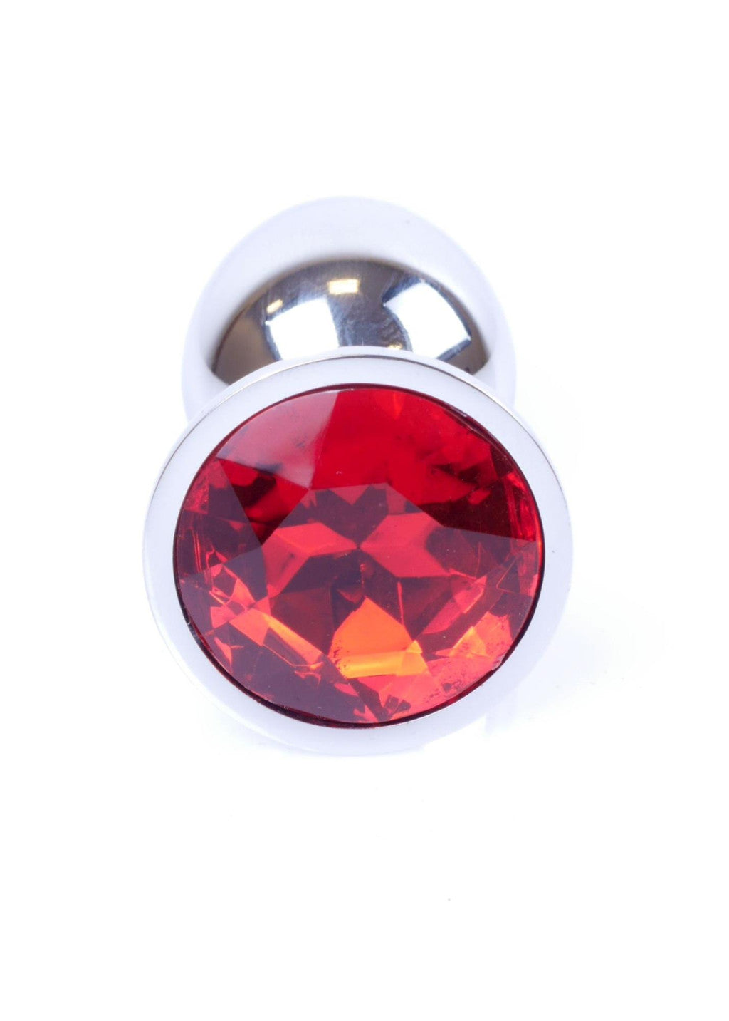 Anal Plug Metal Coolable Heatable 7 Cm Red