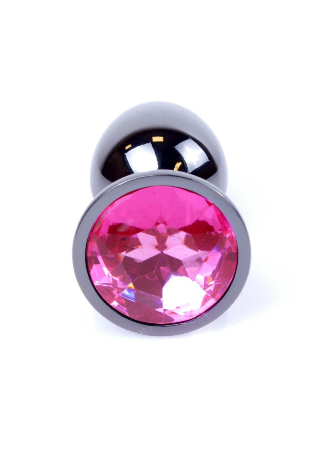 Anal Plug Jeweled Coolable-heatable 7 Cm Pink