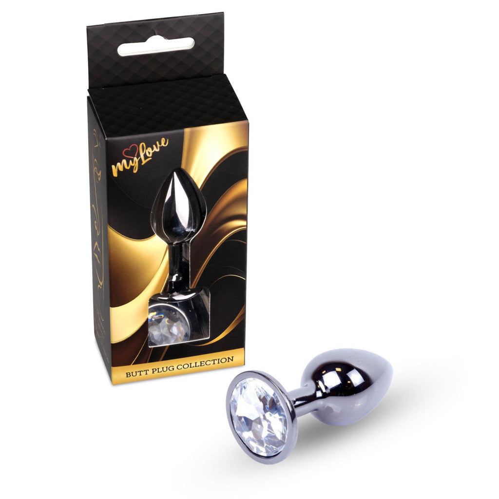 Mylove Toys Anal Plug Metal Coolable 7 Cm Dark Silver