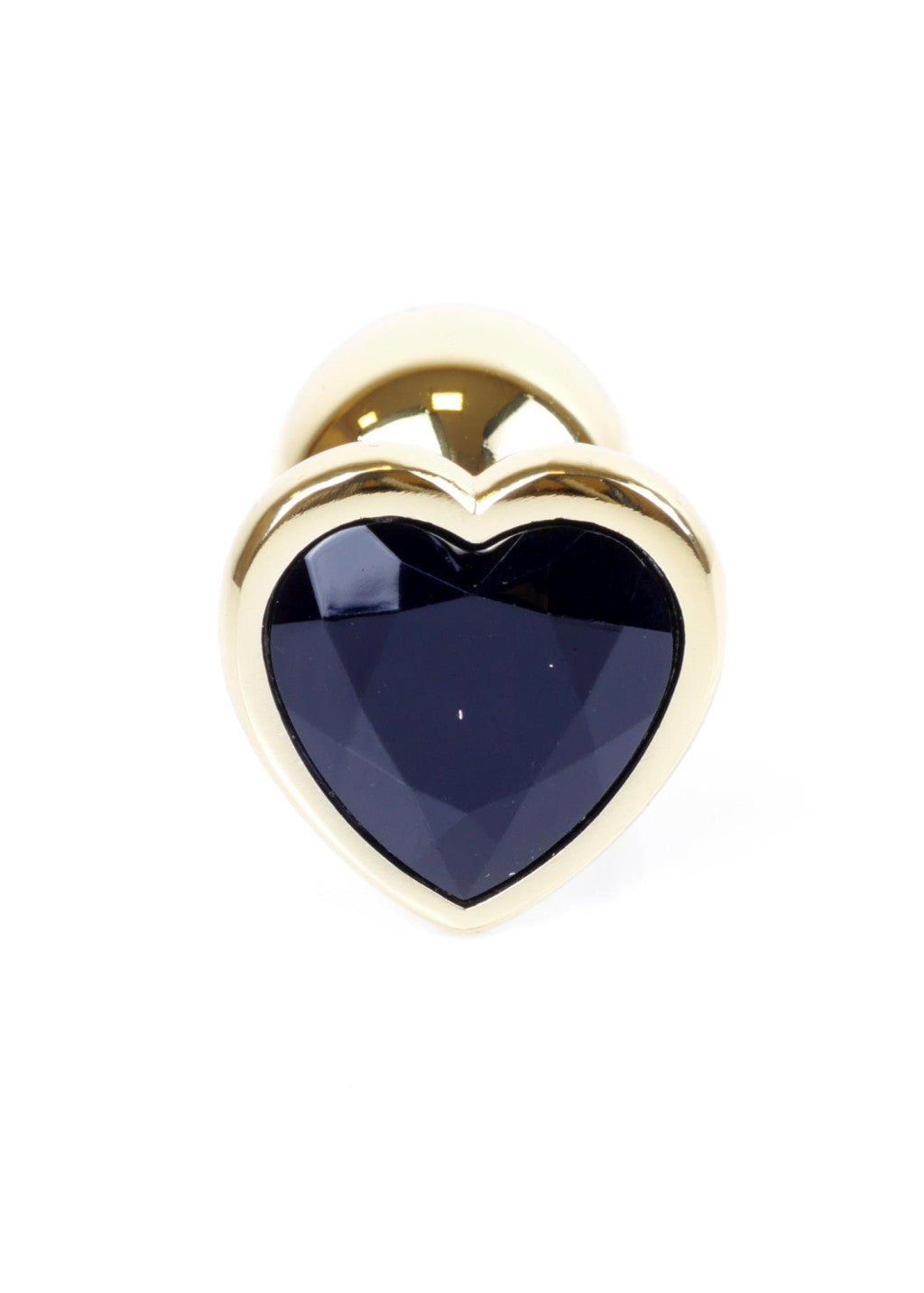 Anal Plug Jeweled Anatomical Shape 7 Cm Black