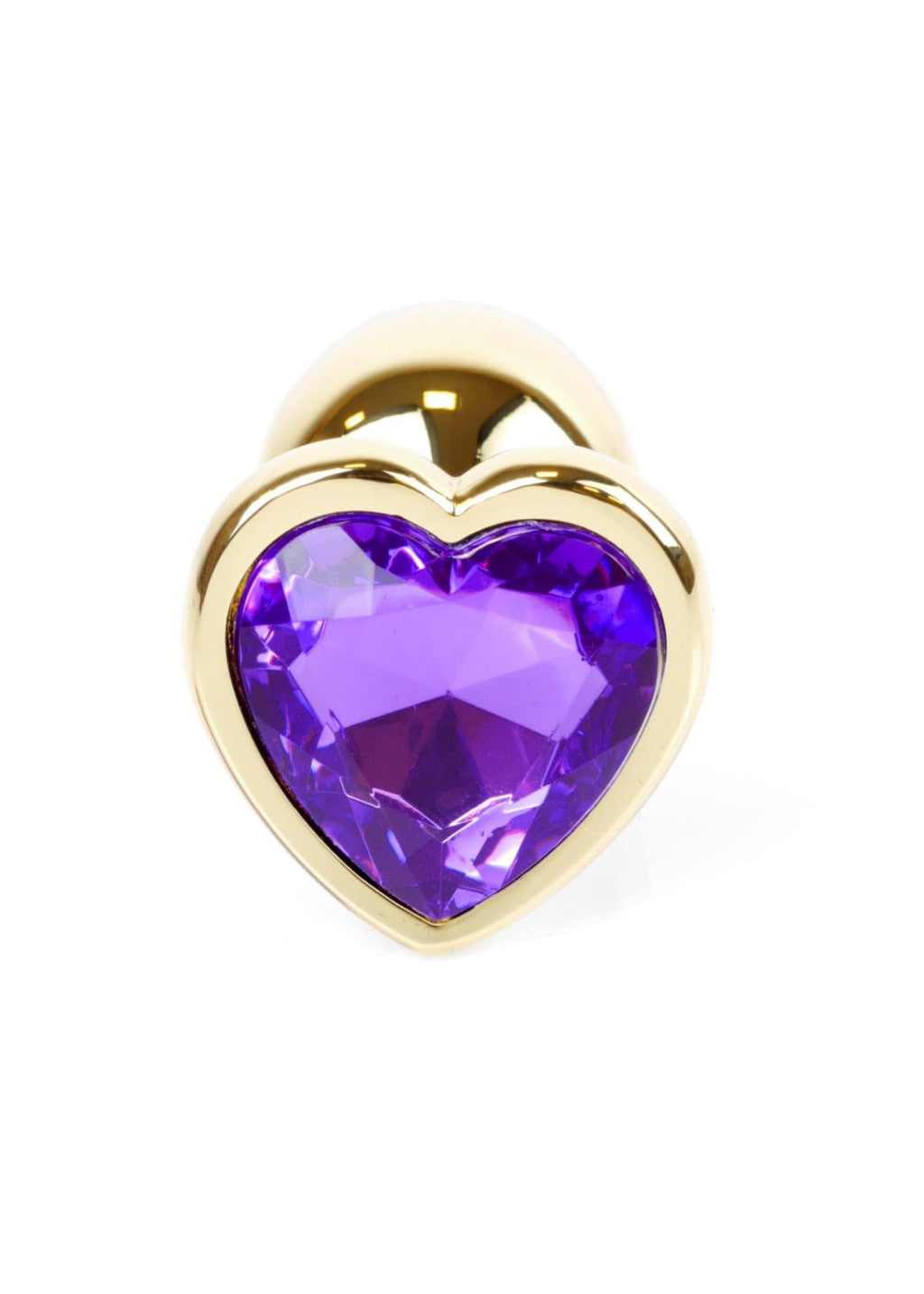 Anal Plug Metal Design Coolable Heatable 7 Cm Purple