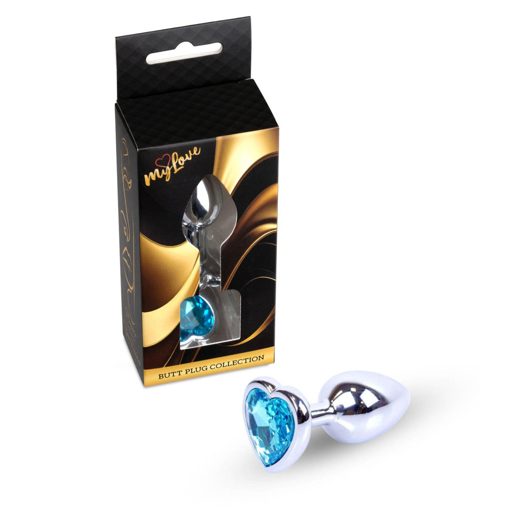 Mylove Toys Anal Plug Metal Coolable Heatable 7 Cm Light Blue