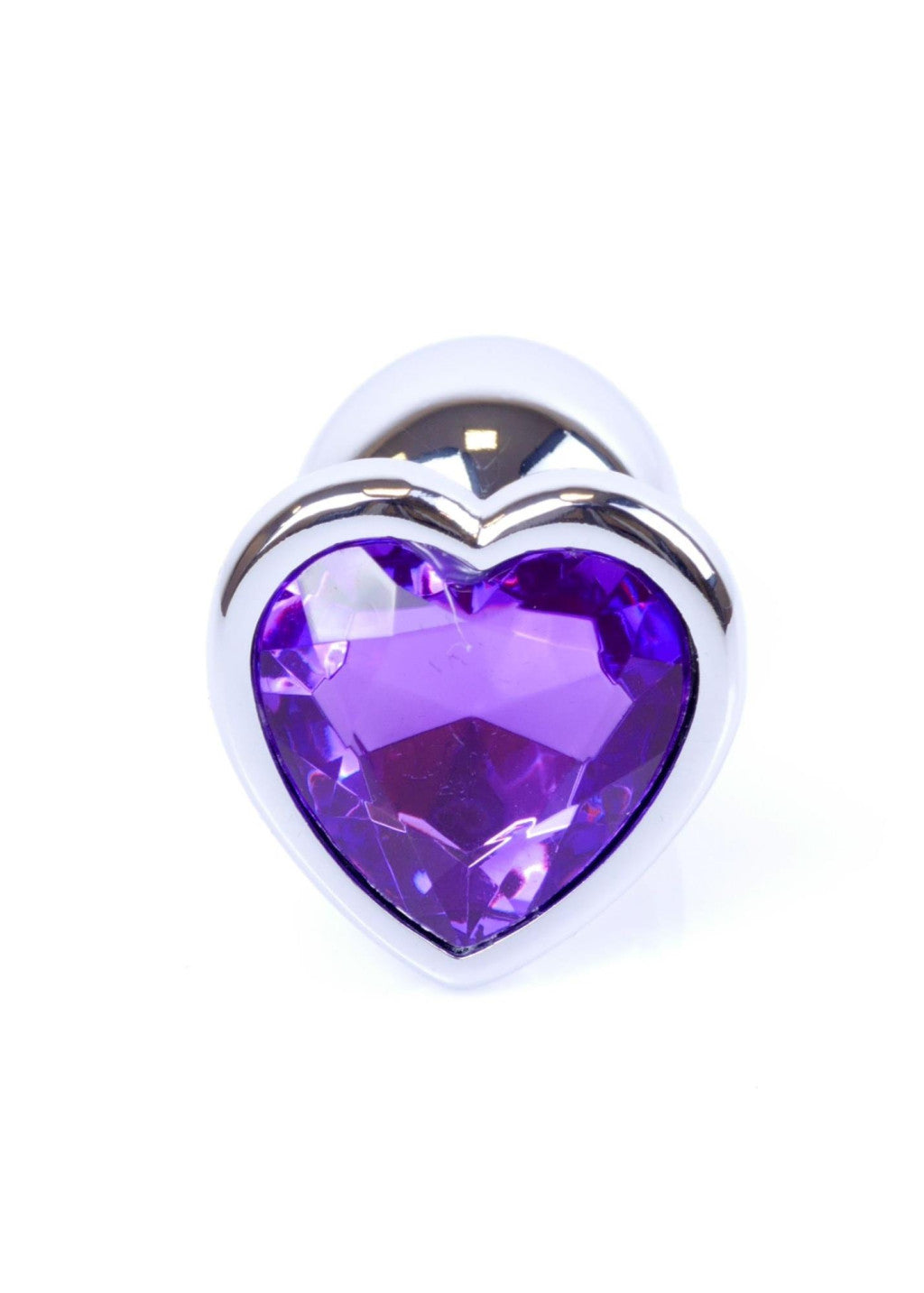 Sex Toy Anal Plug Ball-shaped Metal 7 Cm Purple