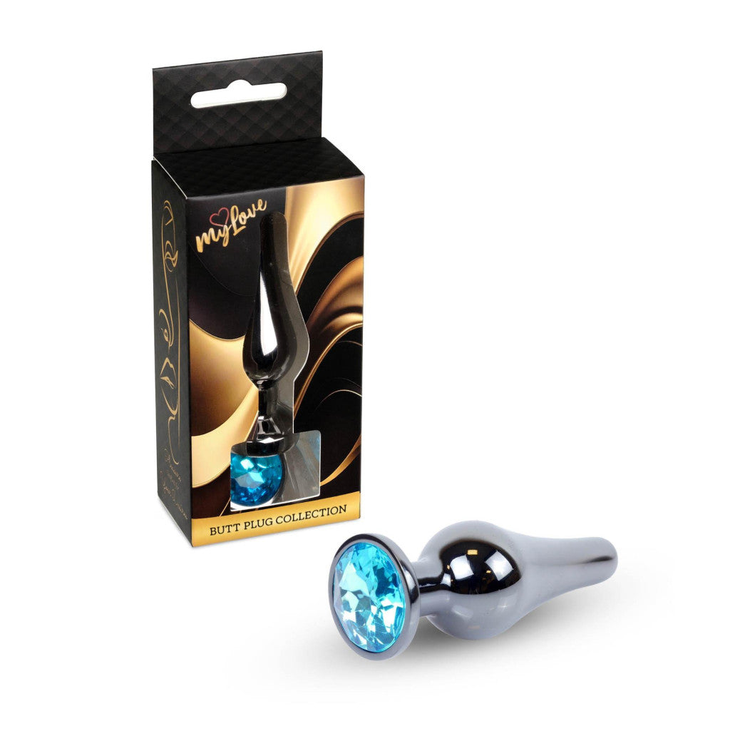 Mylove Toys Anal Plug Metal Coolable 9.5 Cm Light Blue