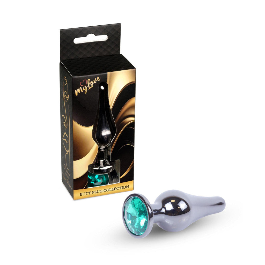 Mylove Toys Anal Plug Metal Coolable 9.5 Cm Green