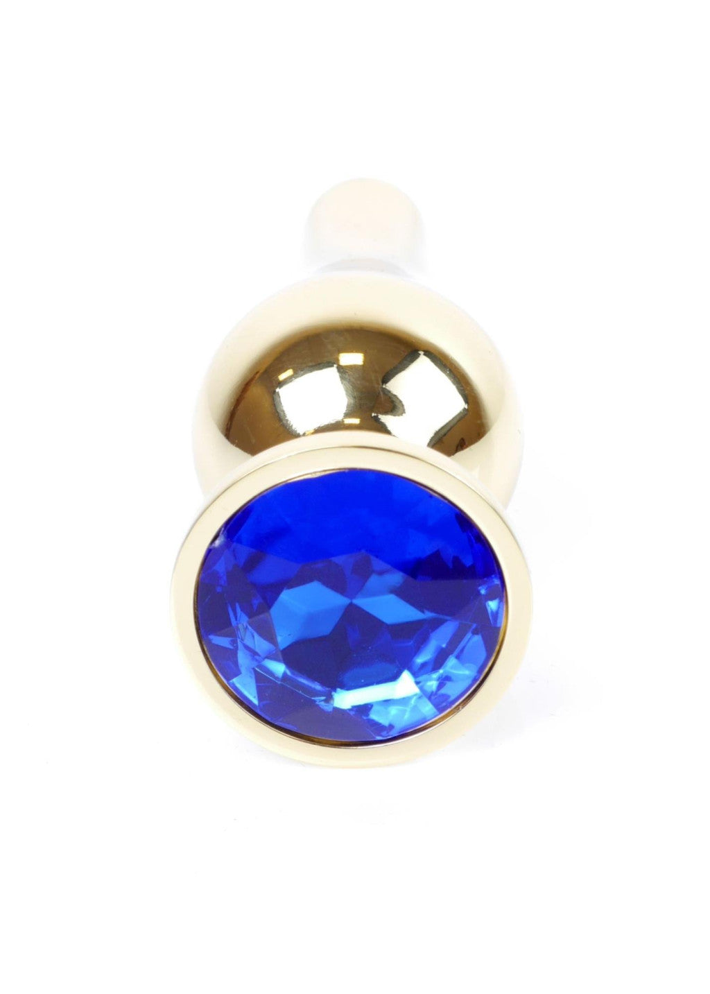 Anal Plug Metal Coolable Heatable 9.5 Cm Dark Blue