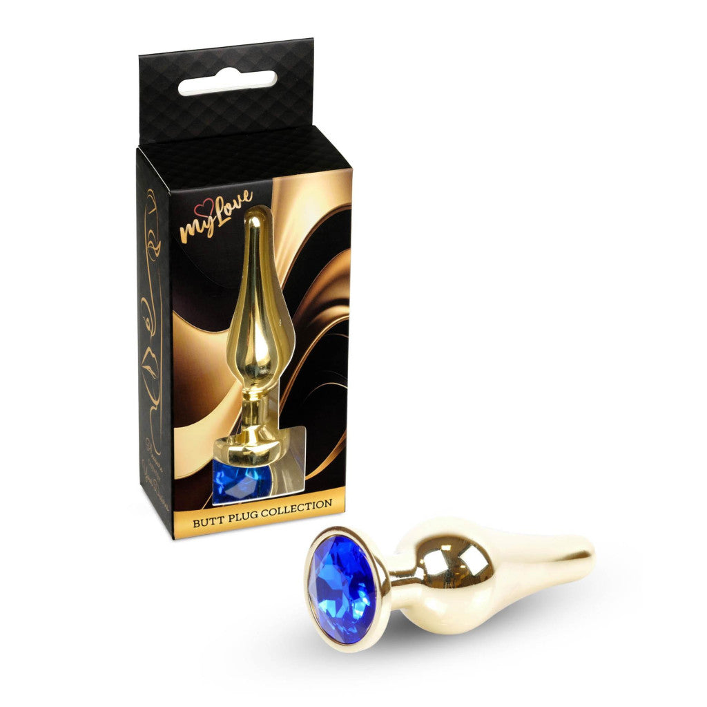 Mylove Toys Anal Plug Coolable Heatable 9.5 Cm Dark Blue