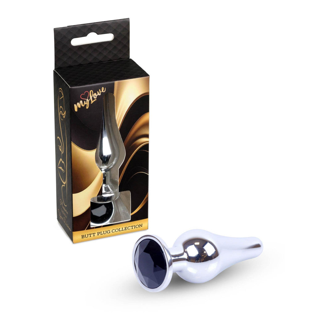 Mylove Toys Anal Plug Metal Coolable Anatomical 9.5 Cm Black