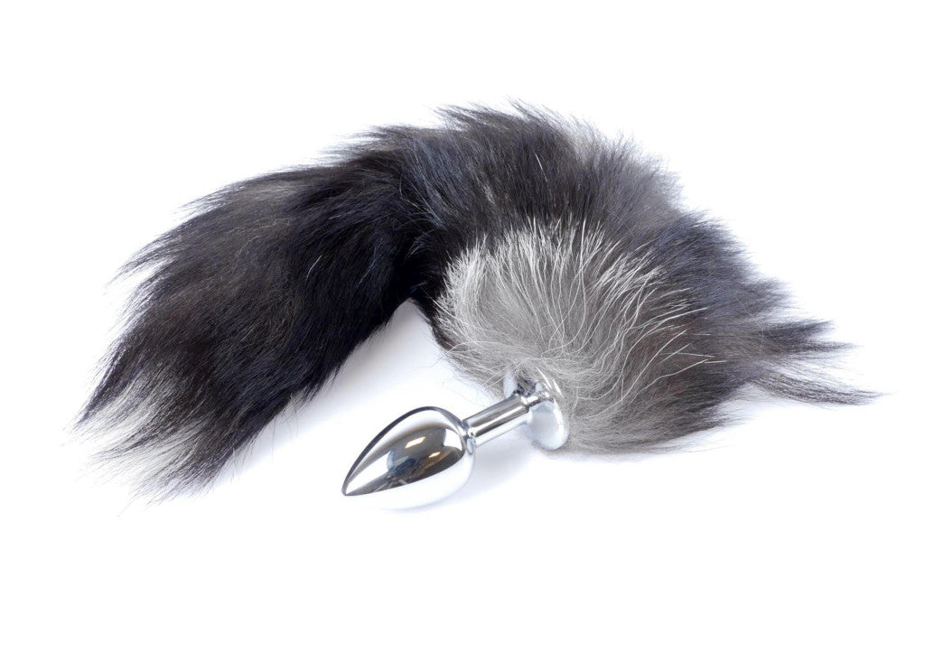 Plug-anal Decorated Soft Fox Tails Black Xxl