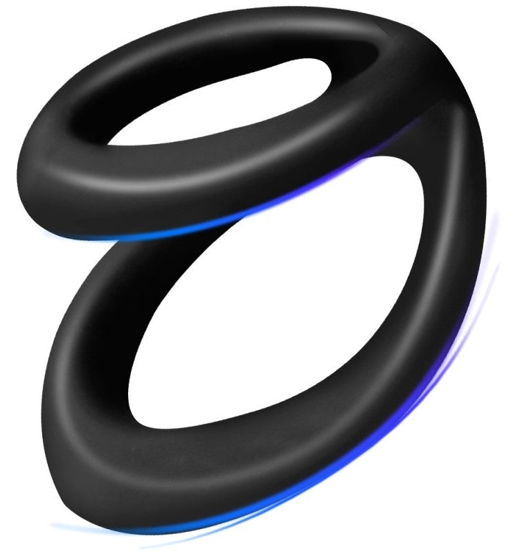Double Cockring Uplift – Thinning Penis Ring In Black