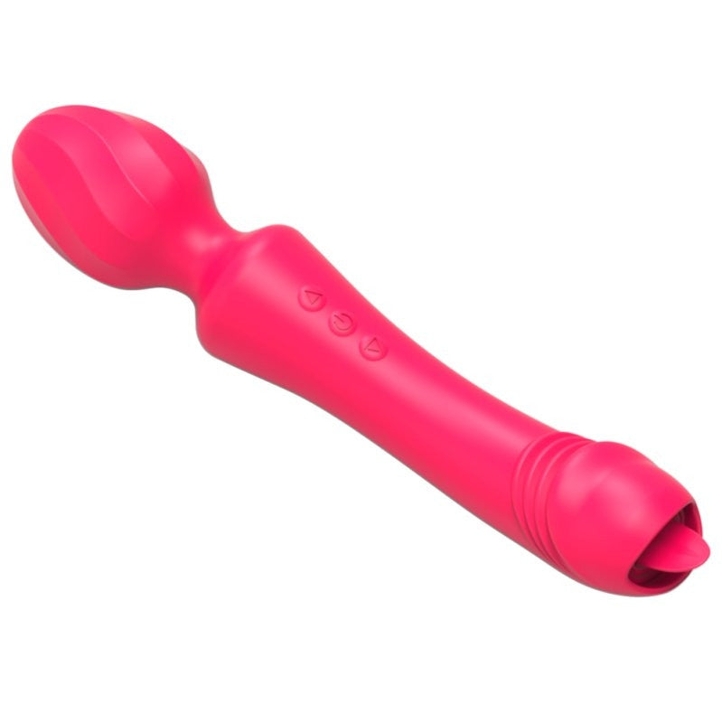 Magic Wand – 20 Cm Tongue Massager Red