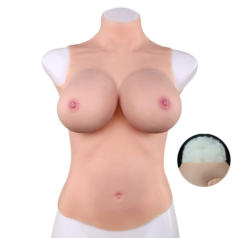Realistic Silicone Breast Padded C Cup 43 Cm Lying Design
