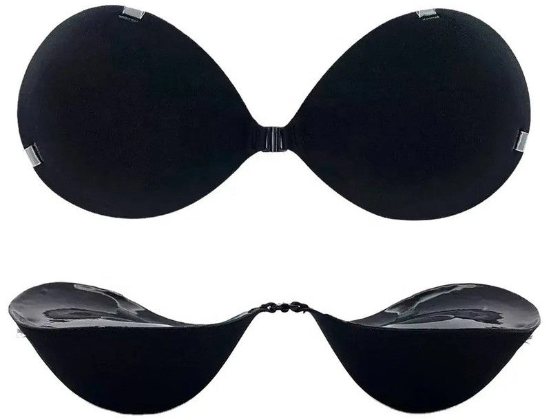 Push-up Bra Without Adhesive Thick 3.5 Cm Black L