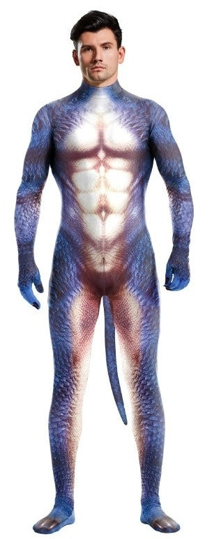 Blue-white Raptus – Dinosaur Cosplay Costume