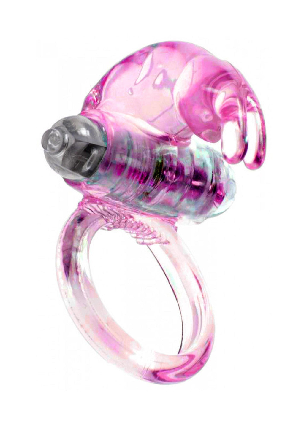 Vibro Penis Ring Vibrating Clitoral Stimulator Pink