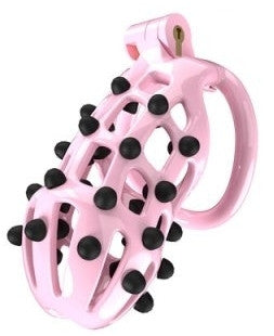 Point Up Xl - Pink Masturbator Cage 11 X 4 Cm