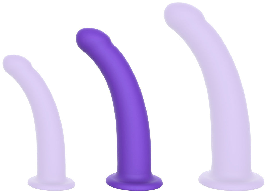 Harness Dong M Purple – Premium Vibrating Dildo In Powder Pink