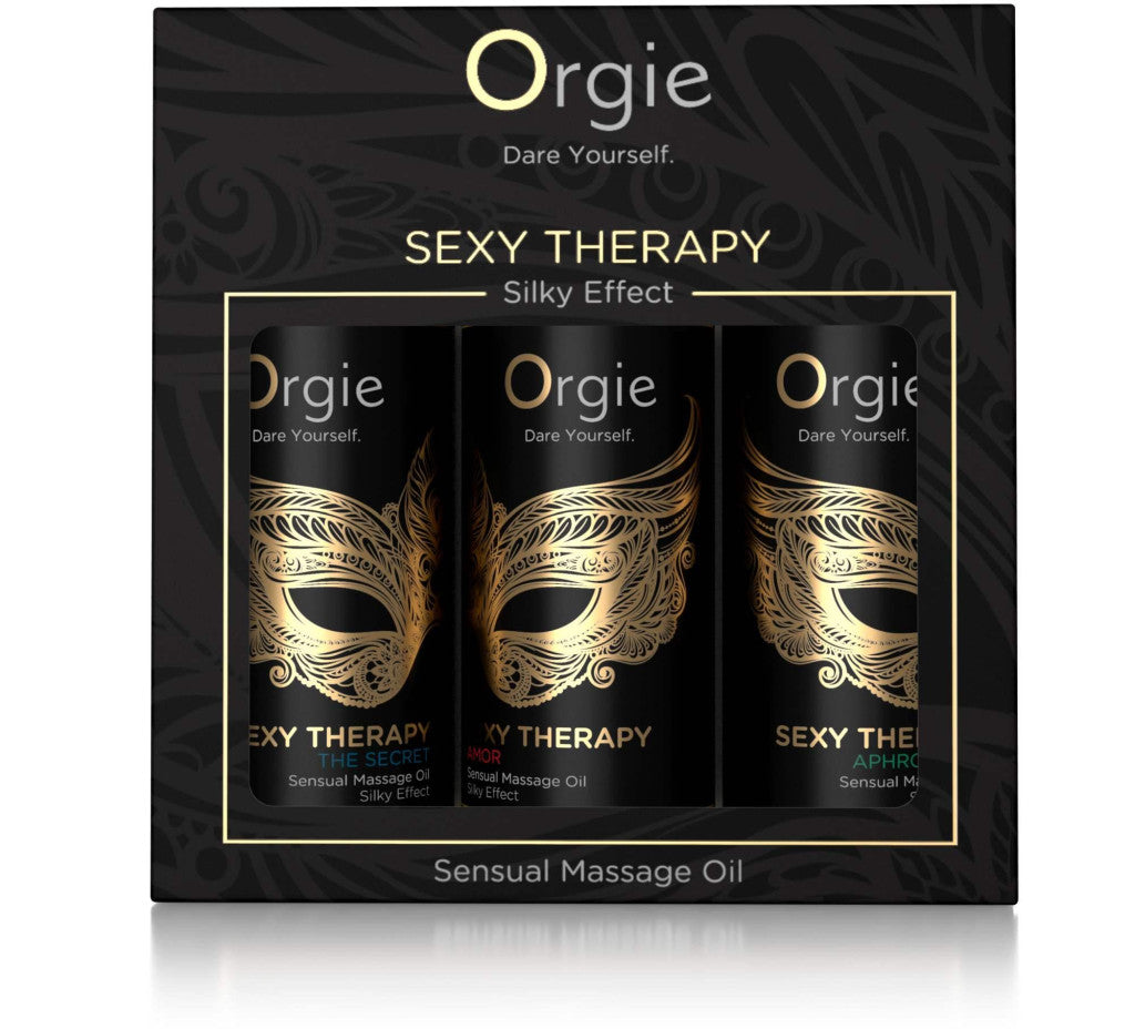Orgie Massage Oil Set 3x30 Ml Moisturizing Silky Mixed Fragrance