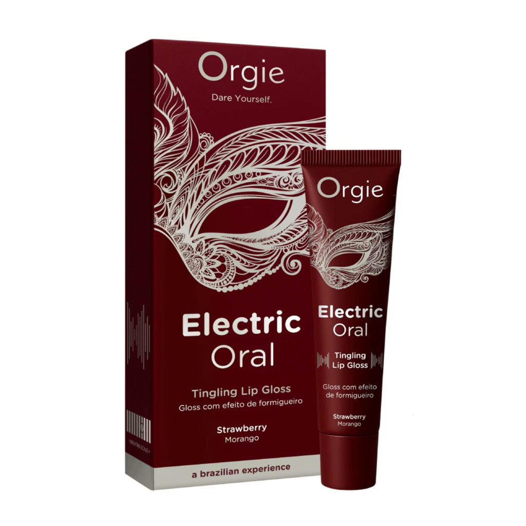 Orgie - Electric Oral Lip Gloss Enhancer Strawberry