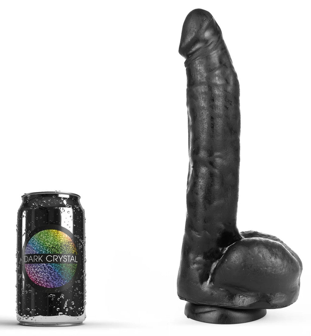 Fausto Dark Crystal – Premium Glass Dildo 20 Cm Long