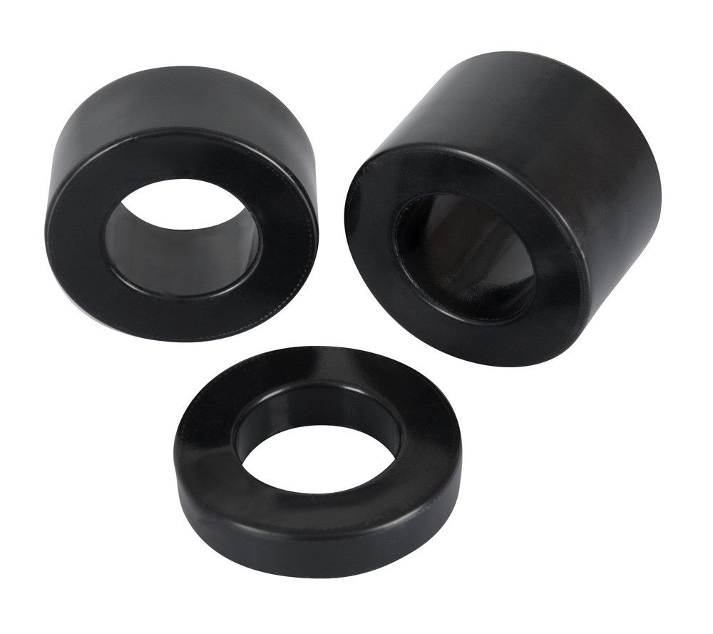 Set Of 3 25mm Black Stretch Ball Clamps