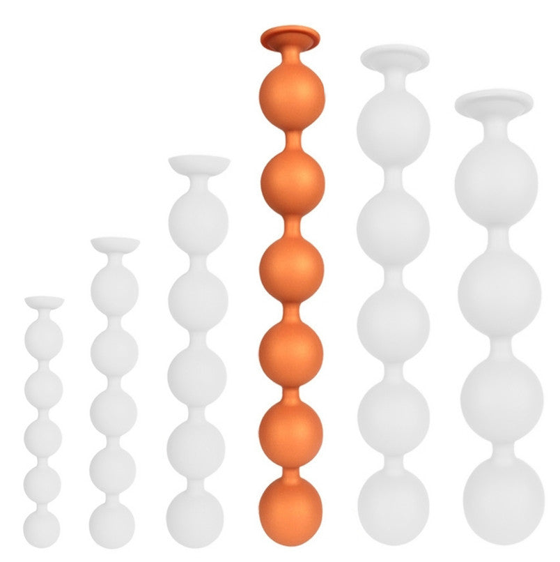 Bulby Butt Xl – Sensual Anal Beads In Orange