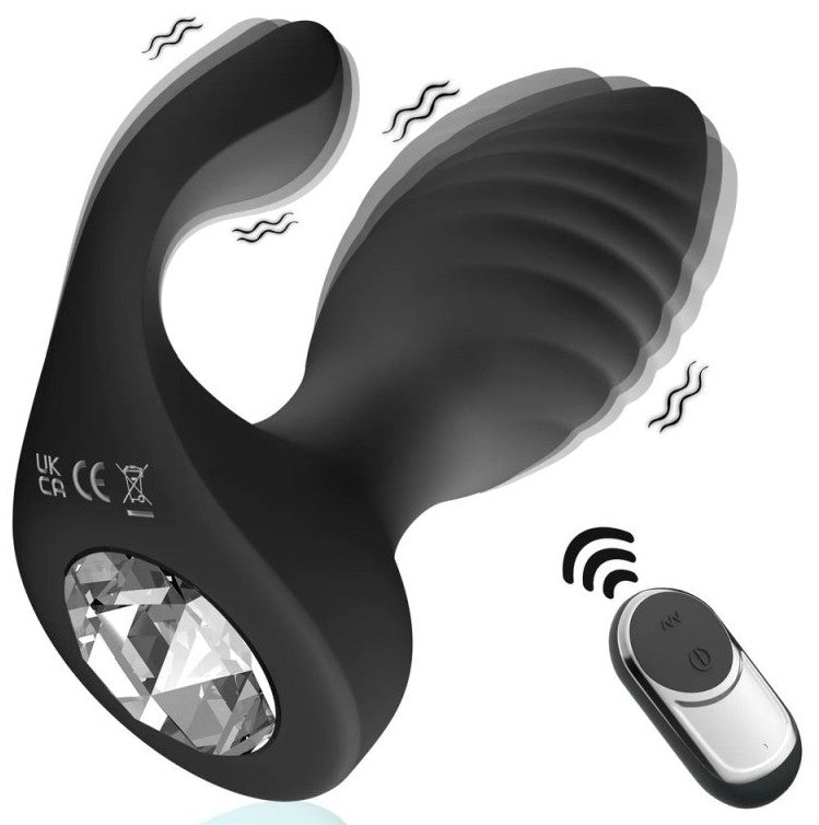 Vibrant Conik – Curved Vibrating Plug In Black