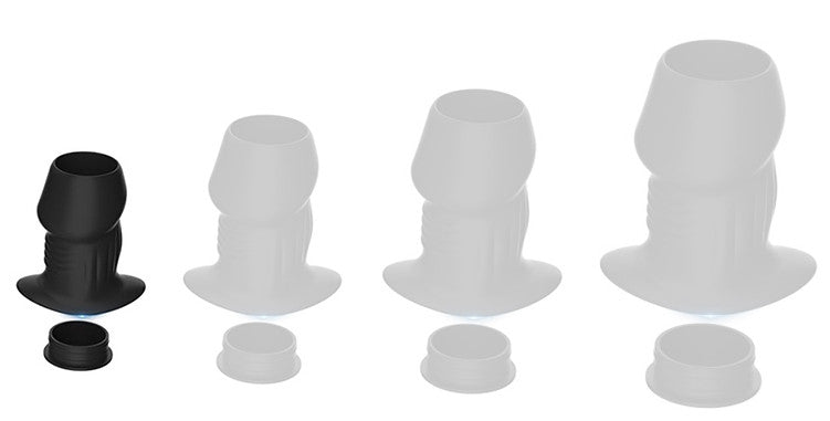 Euhlo Plug Tunnel – Premium Black Anal Plug 5x3.5cm