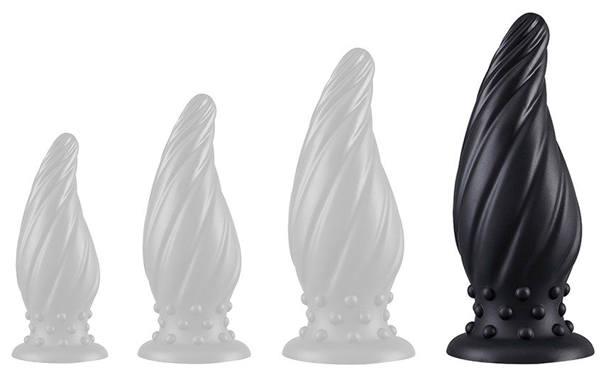 Plug Spiral Pik Xl – Спираловиден Premium Plug Черен