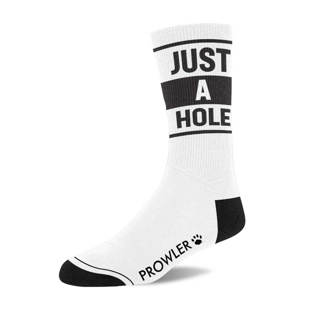 Just A Hole – Stylish White Socks For Sensual Comfort