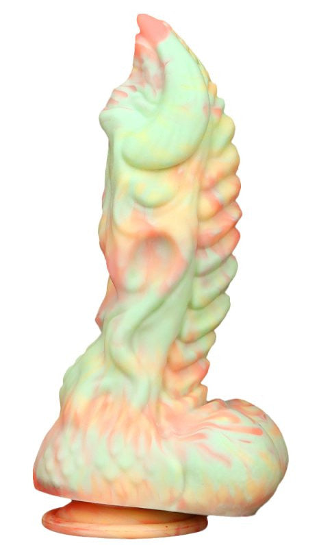 Rutuk Monster – Premium Dildo 17 X 6 Cm Pink-green