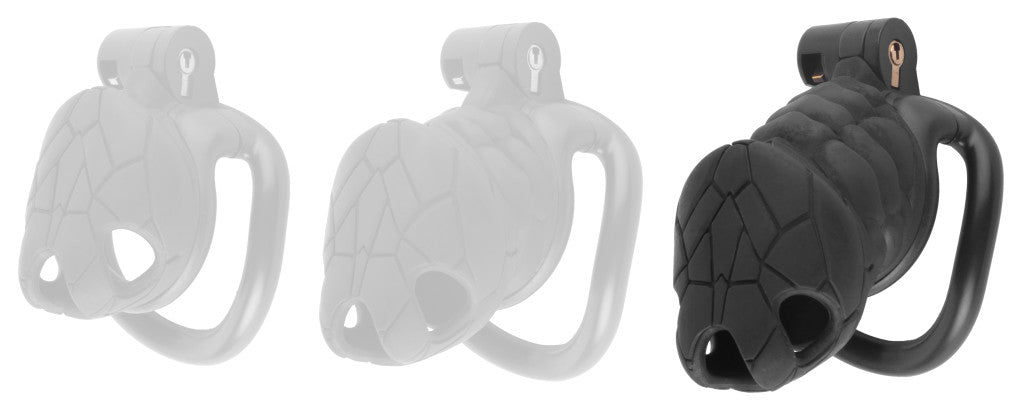 Pytho Cage L – Stylish Black Intimate Device