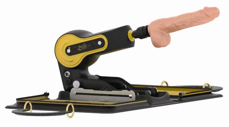Sex Machine – Portable Masturbator In Case Yellow