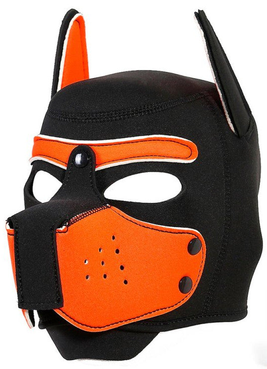 Enjoy Puppy Black-orange – Stylish Balaclava In Sensual Colors