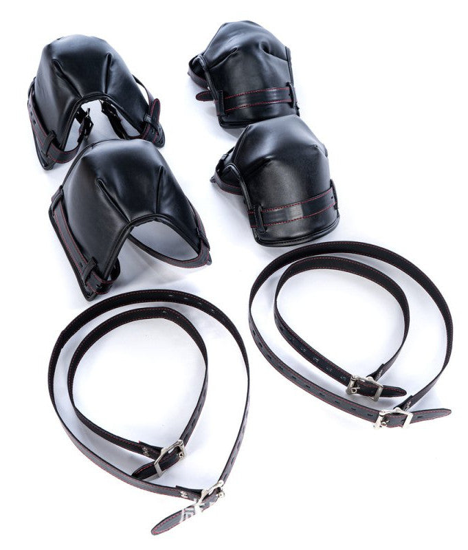 Puppy Stay – Padded Elbow And Knee Pads In Black