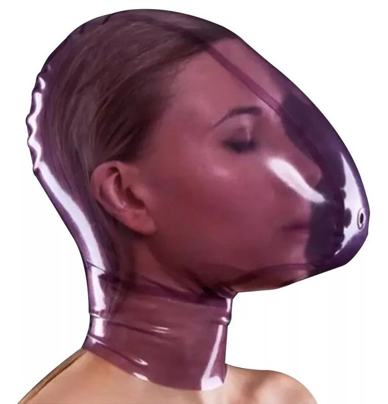 Cagoule Fetish – Sensual Breathing Rubber Violet