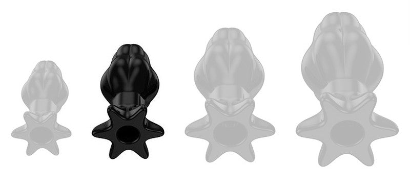 Starass Black Tunnel Plug M – Stylish Anal Toy 9 X 5 Cm