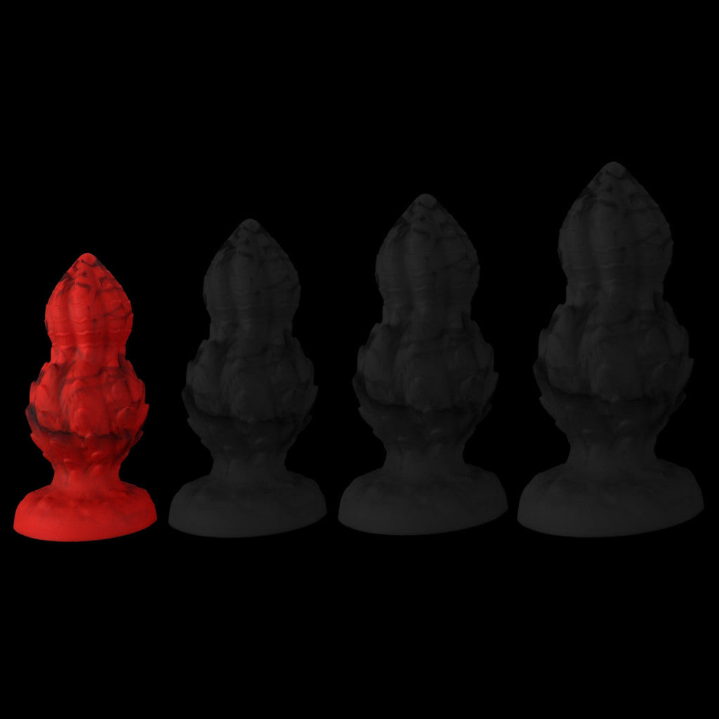 Plug Dragon Fire – prémiové anální dildo 17 x 8,5 cm