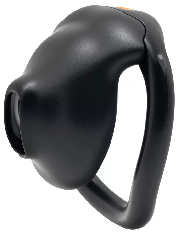 Penis Ring With Integrated Lock 3.5x3.3 Cm Black