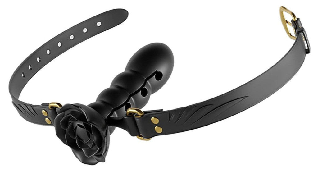 Pink Rosymouth – Premium Black Wand (gag)
